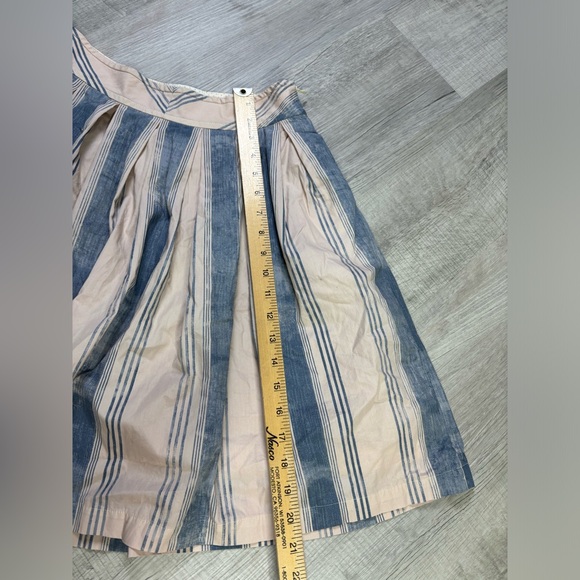 Anthropology Maeve Stripped Skater Skirt size 0 - Picture 4 of 7